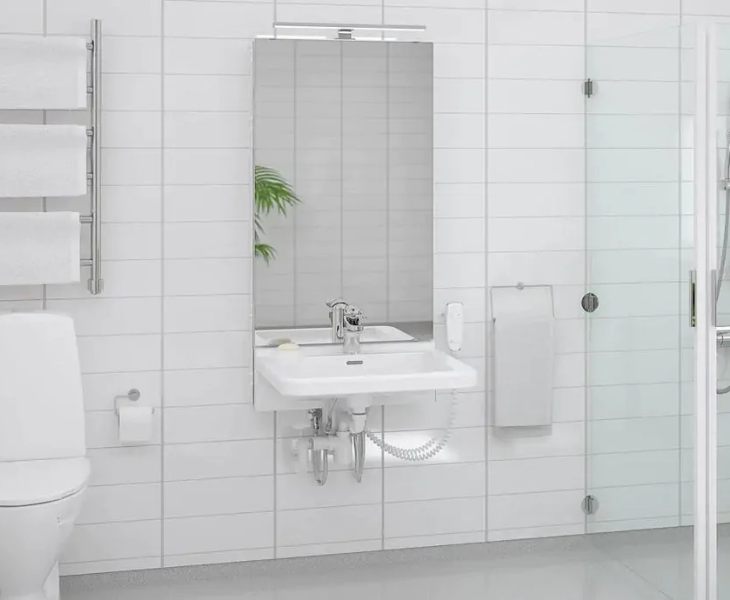 What is a height-adustable washbasin?