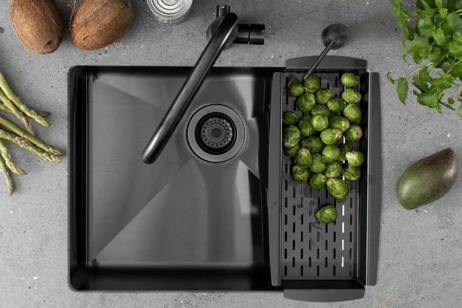 Granberg Trendline premium PVD accessible kitchen sink