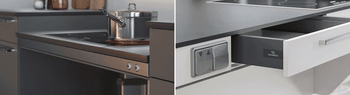 Granberg Mini-Control Button, Alu-Design paddle switch and Power switch