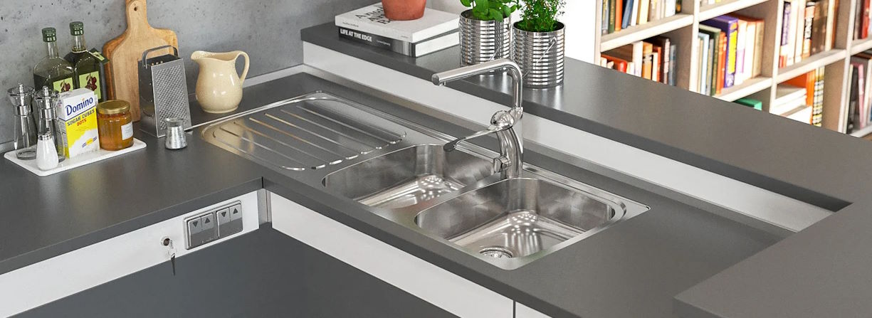 Granberg ES35 Stainless Steel Inset or Under-mount Kitchen Sink