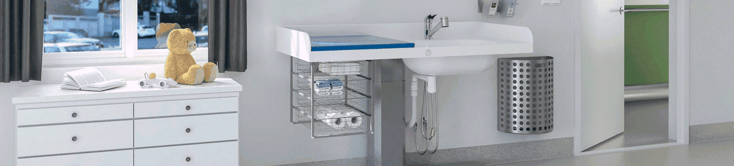 Installed example of Granberg CARE 343 with Bathtub