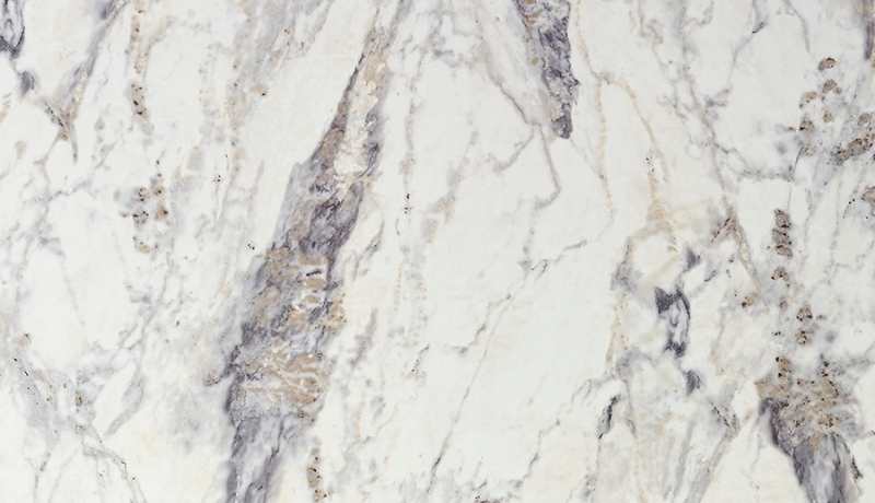 Close view of a marble-effect Showerwall panel