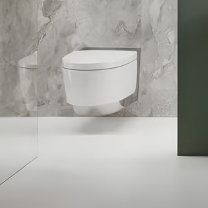 Geberit AquaClean shower toilet in a modern bathroom