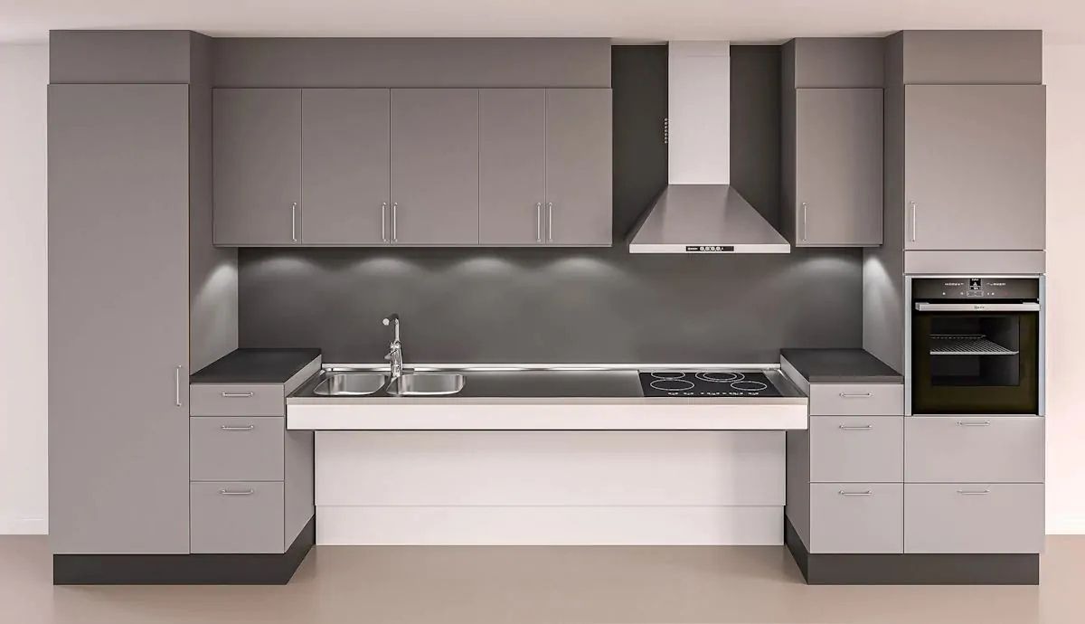 Granberg ESHS4 stainless steel combi kitchen module