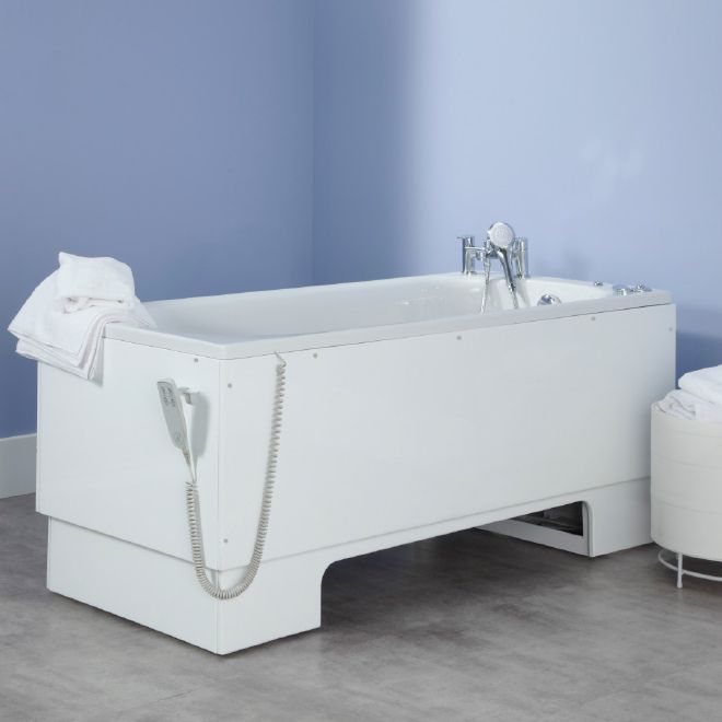 Renaissance Excel height adjustable care bath with powered seat