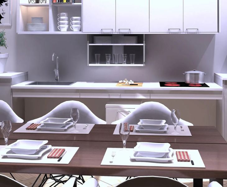 Granberg Baselift 6300HA within a contemporary kitchen setting