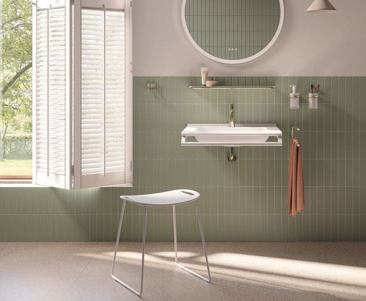 Freestanding shower seat and stool for accessible bathrooms