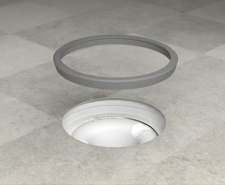 Purus clamping ring spare part for shower waste gullies