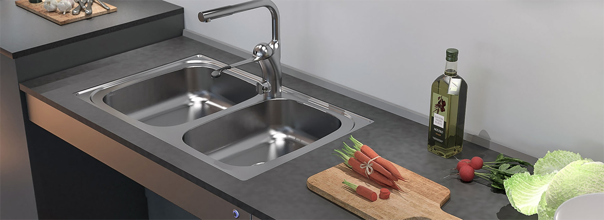 Granberg ES30 Stainless Steel Inset or Under-mount Kitchen Sink