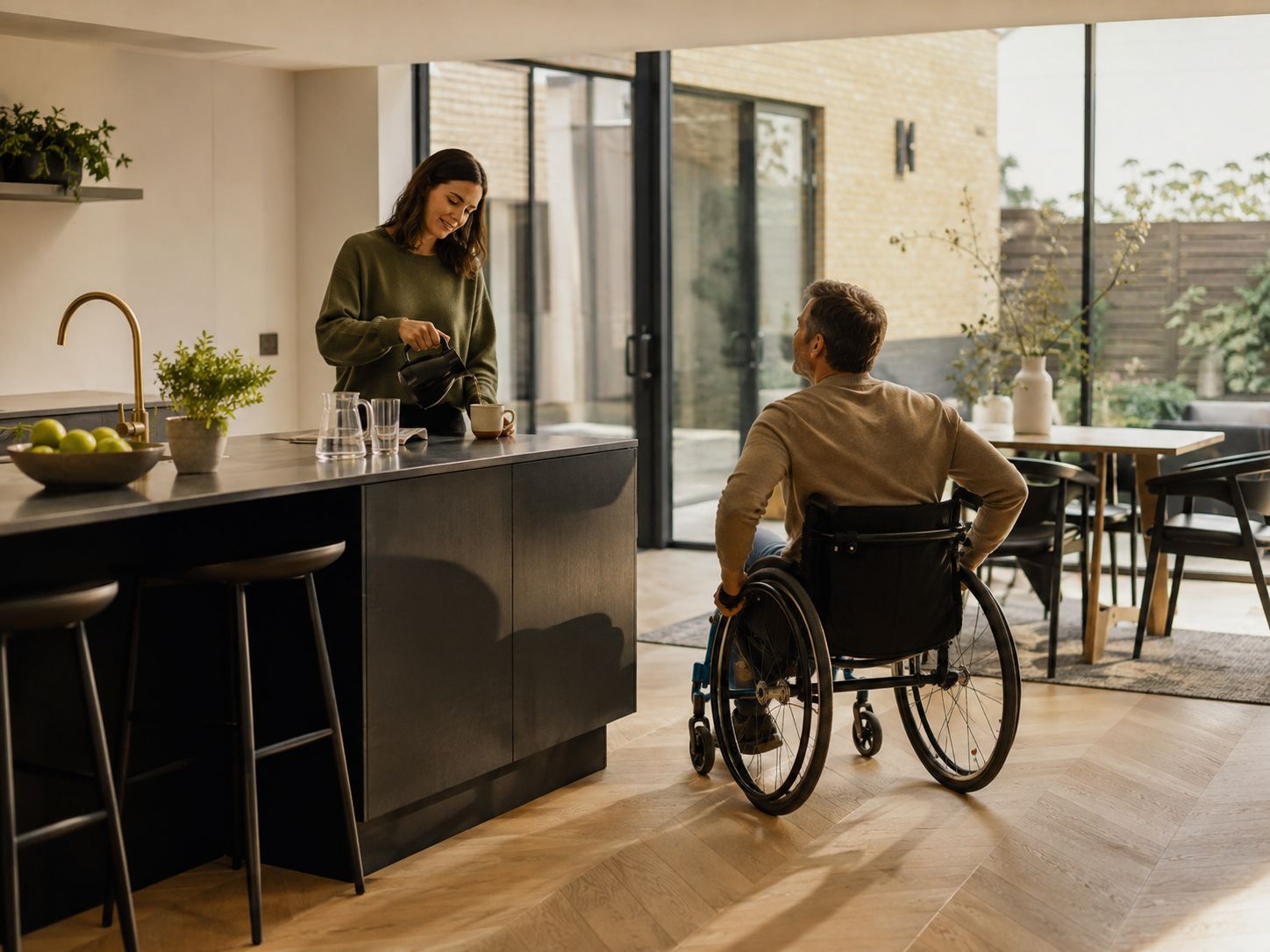 Stylish accessible home designed around independent everyday living