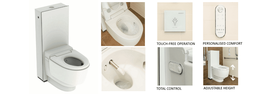Geberit AquaClean Mera Care Shower Toilet - Benefits